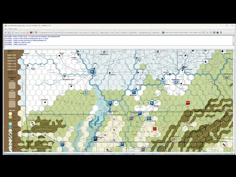 The U. S. Civil War - Turn 10 - Spring 1863 Activity in the West and Trans-Mississippi