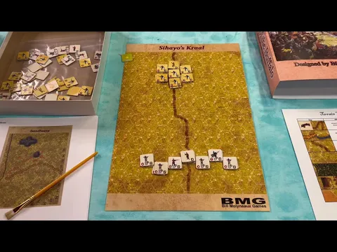 Horns of the Buffalo Board Game Scenario 1 Sihayo’s  Kraal