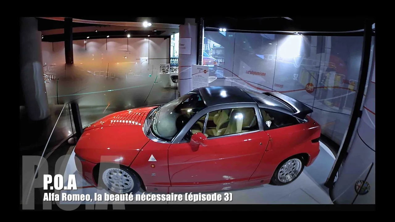 Alfa Romeo SZ Zagato - Exposition La beauté nécessaire 3/4