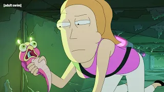 Summer's Walkie-Talkie Die Hard Moment | Rick and Morty | adult swim