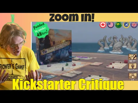 Davy Jones' Locker: The Kraken Wakes - Kickstarter Critique Review