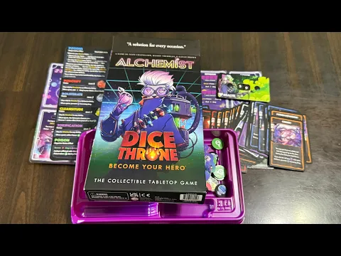 Dice Throne: Alchemist - Unbox & My First Look at this Flexible Flinger of Formulas & Philters+