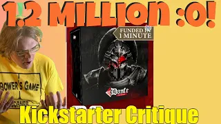 Dante Inferno - Kickstarter Critique Review