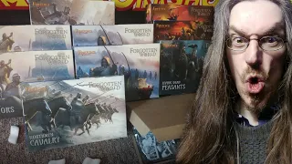 Forgotten World Fireforge Games Kickstarter Unboxing, Complete Review and Sizing up