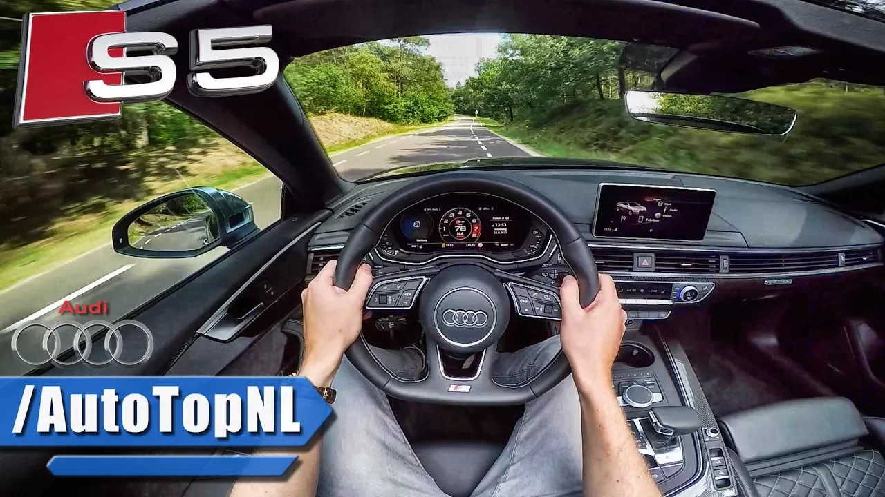 2017 Audi S5 Convertible 3.0 TFSI POV TEST DRIVE by AutoTopNL
