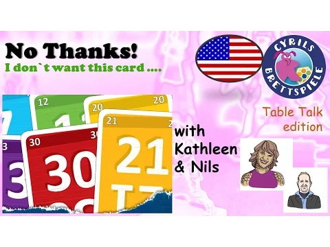 Cyrils Brettspiele - Table Talk Edition (eng.) - No Thanks! - TK01