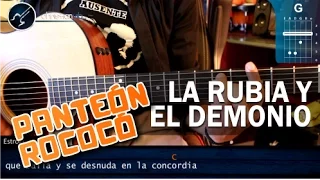 Cómo tocar &quot;La Rubia y el Demonio&quot; de Panteón Rococo en Guitarra Acustica (HD) - christianvib