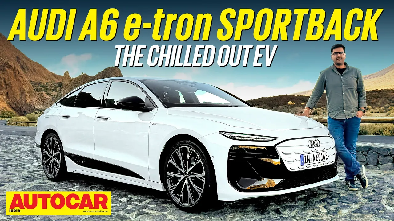 2025 Audi A6 e-tron Sportback review - A6 sense | Autocar India