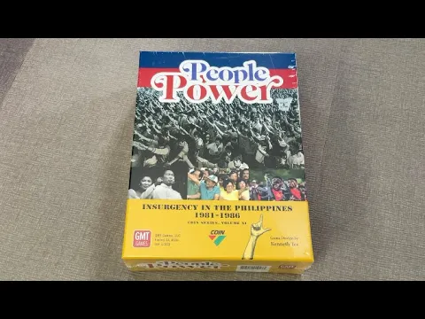 The Discriminating Gamer: People Power: Insurgency in the Philippines, 1981-1986 unboxing with Ray