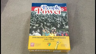 The Discriminating Gamer: People Power: Insurgency in the Philippines, 1981-1986 unboxing with Ray