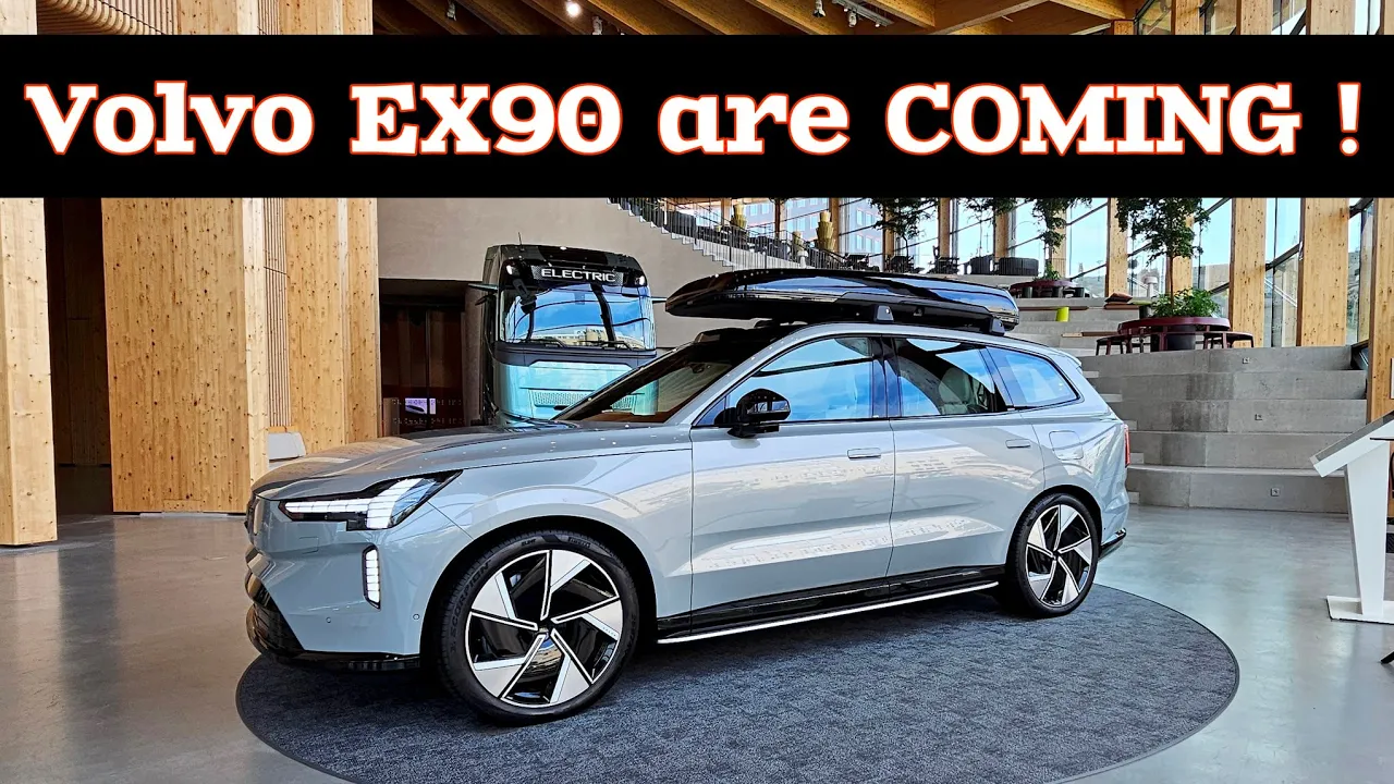 EX90 are COMING + Visiting Volvo Cars 🇸🇪