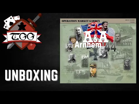 A&A Arnhem '44: Operation Market Garden Board Game Unboxing
