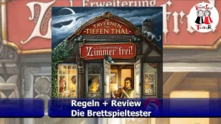 Zimmer frei! 1.Erw. zu Die Tavernen im Tiefen Thal - Regeln+Review - Brettspiel-Die Brettspieltester