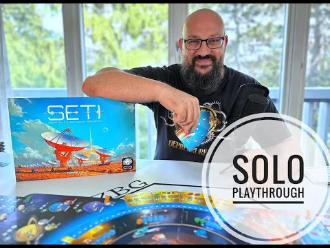 SETI board game | SOLO | Playthrough