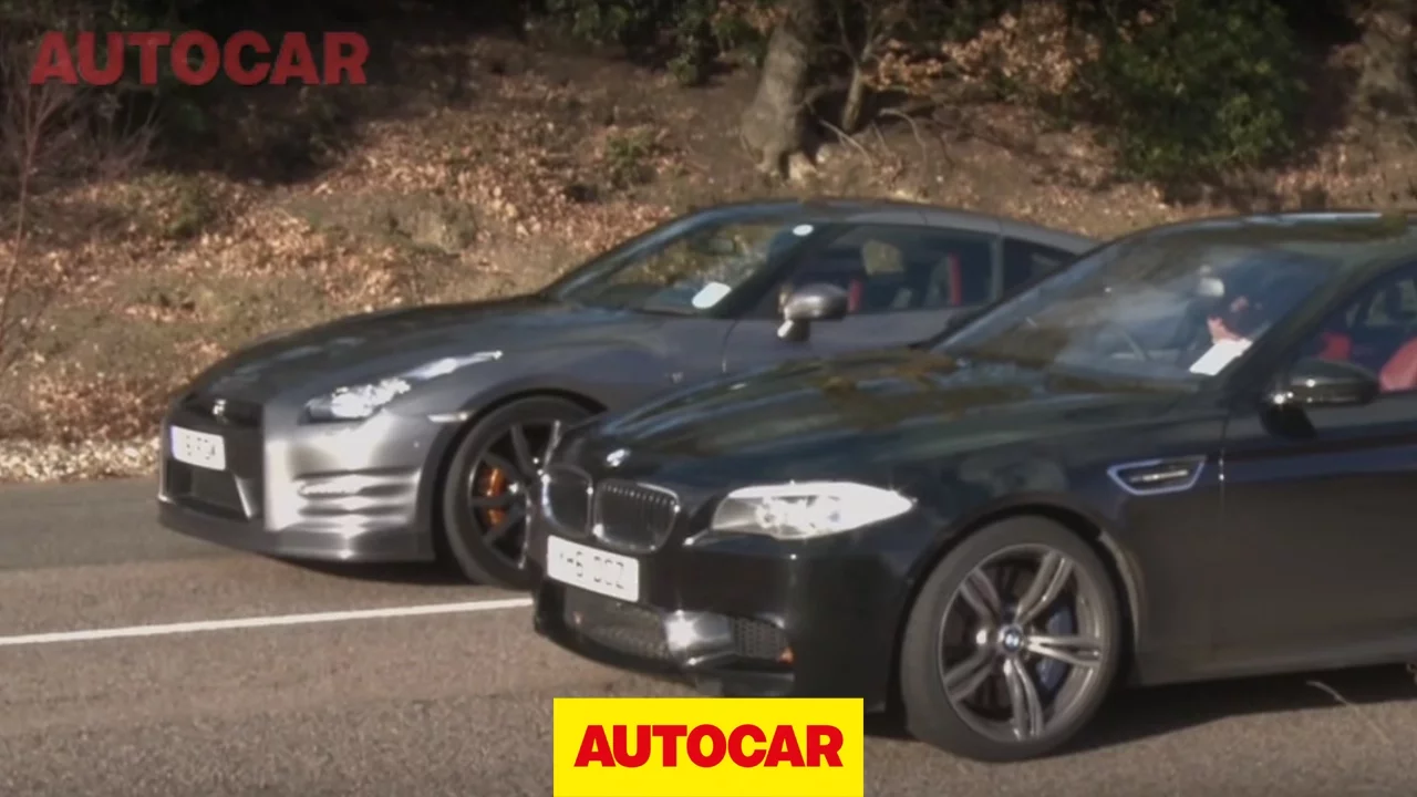 BMW M5 vs Nissan GT-R - www.autocar.co.uk