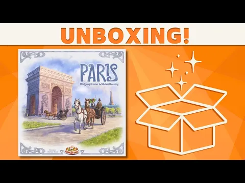 Paris - Board Game Unboxing!