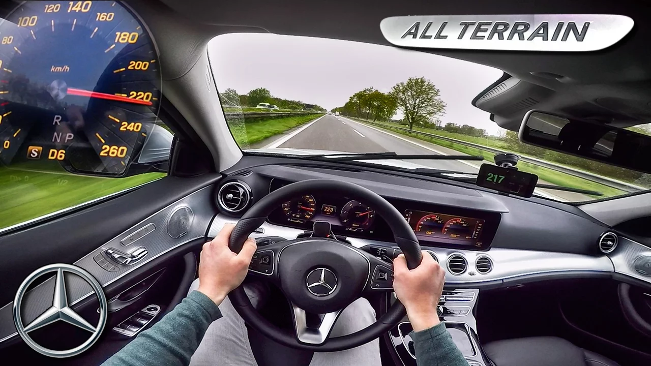 Mercedes Benz E Class ALL TERRAIN 220d AUTOBAHN POV by AutoTopNL
