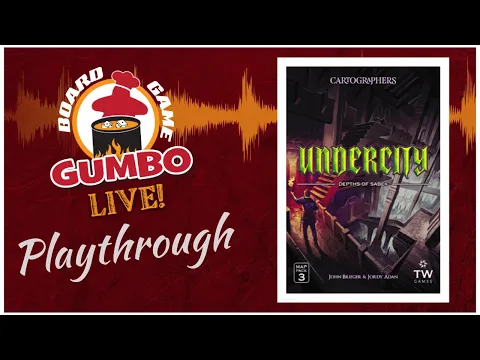 Cartographers Heroes: Undercity map pack playthrough (4p)