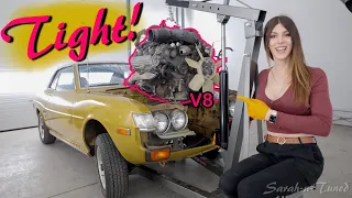 It BARELY Fits! // 1974 Toyota Celica 2UZ V8 Swap