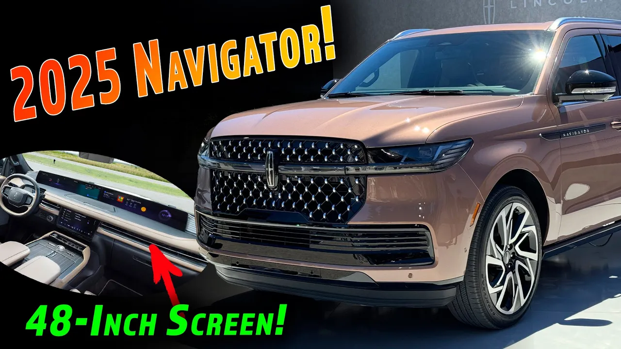 The 2025 Lincoln Navigator Gets Big Screens & A Trick Tailgate!
