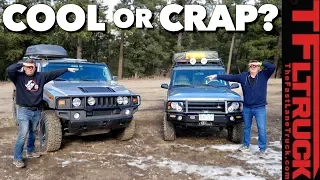 Old vs Old: Which of These Two Trucks Is The Bigger Turd? Hummer or Disco?