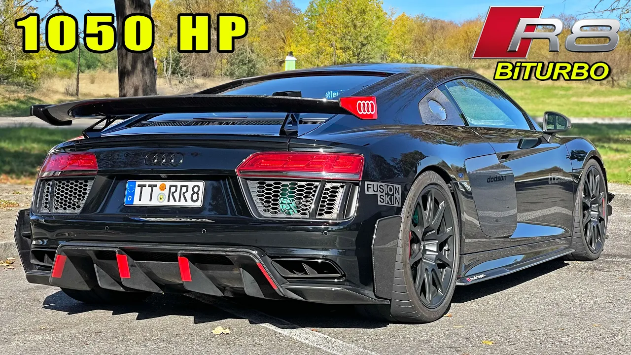 1050HP Audi R8 V10 BiTURBO // REVIEW on AUTOBAHN