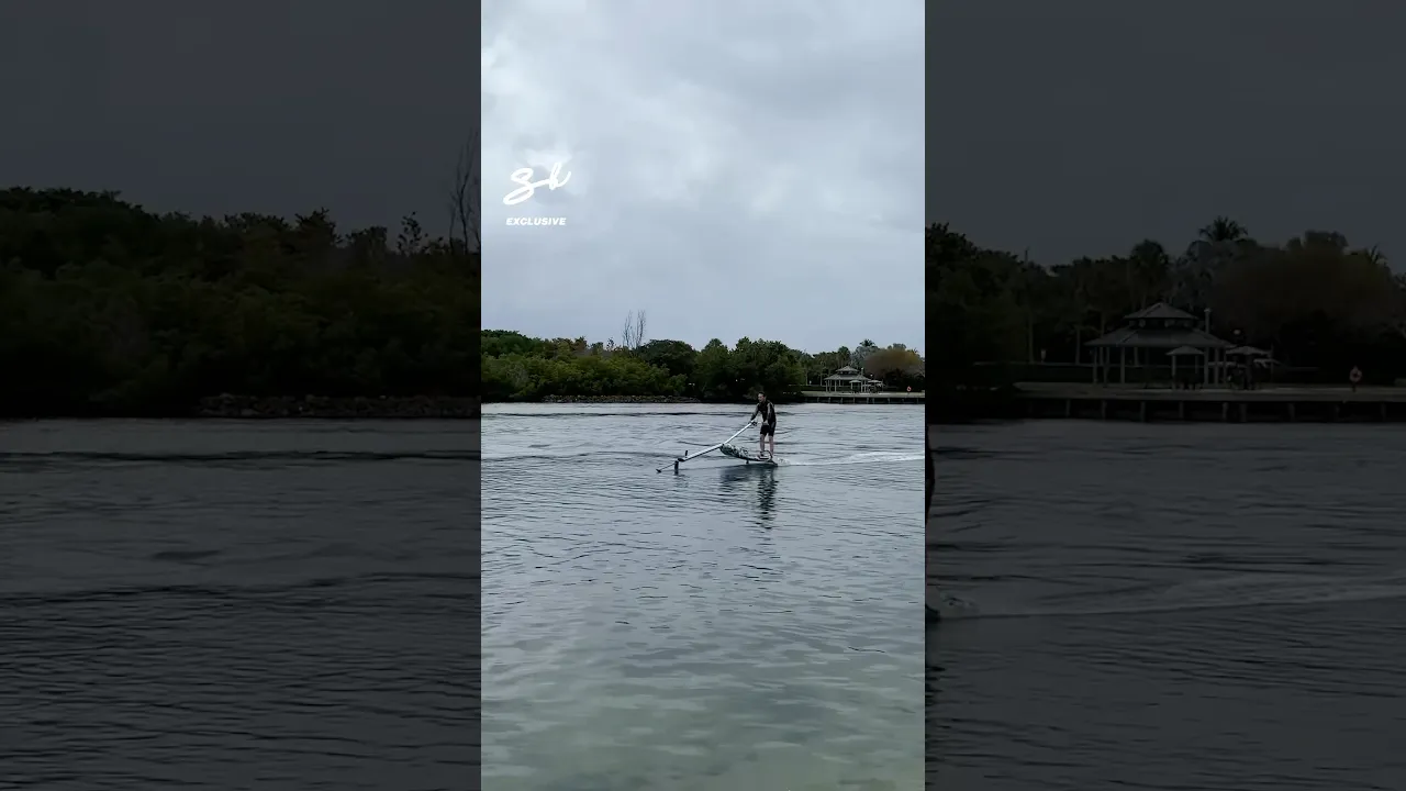 The Electric Hydrofoil! 😱 #boats #hydrofoil #electric