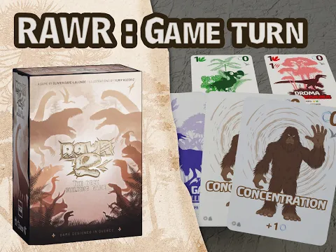 Rawr: the deck‑building game — Sample turn