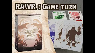 Rawr: the deck‑building game — Sample turn