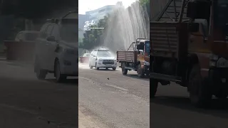 Autonomous Car Driving In Zero Visibility! 🤯 #autonomous #cars #ai