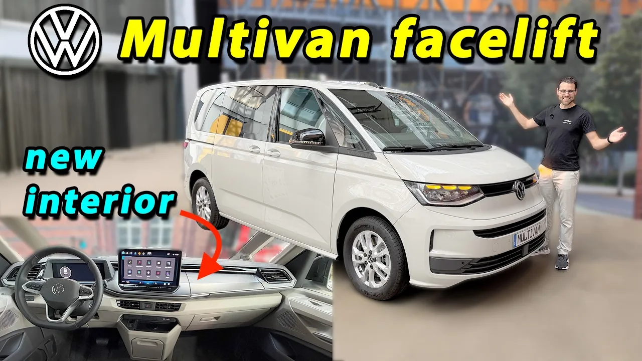 New VW Multivan facelift REVEAL (2027 Microbus PHEV TSI TDI)