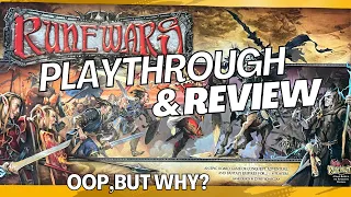 "Runewars" by Fantasy Flight games. Gameplay and Review