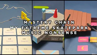 Games that start with M! Mystery Chain, My Extreme Skatepark, and Music Nonsense