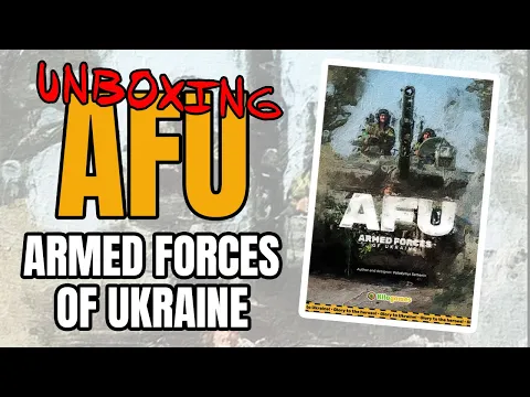 AFU: Armed Forces of Ukraine - card game UNBOXING