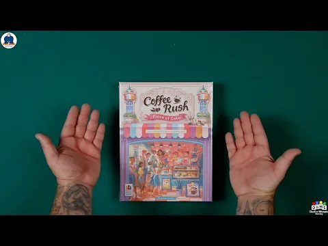 UNBOXING - COFFEE RUSH: Piece of Cake - Board Games - #indabox