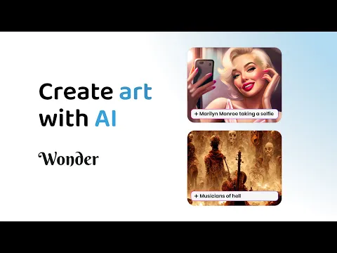 Видео Wonder – искусство ИИ