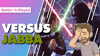 Star Wars The Deckbuilding Game Leaders Variant Versus Jabba the Hutt | Playtesting