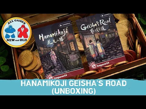 Hanamikoji Geisha's Road Unboxing