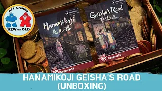 Hanamikoji Geisha's Road Unboxing