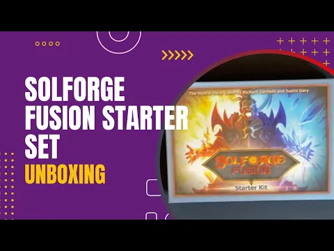 Solforge Fusion Starter Set Unboxing | DaniCha