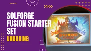 Solforge Fusion Starter Set Unboxing | DaniCha