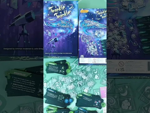 Unboxing Twinkle Twinkle: How I Wonder Expansion (Board Game Short) #boardgameshorts