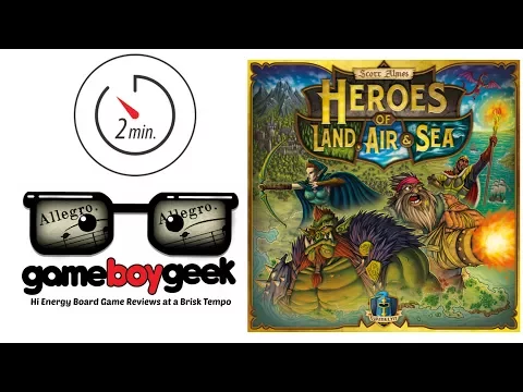 Heroes of Land Air & Sea (Allegro 2-min) Review with the Game Boy Geek