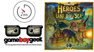 Heroes of Land Air & Sea (Allegro 2-min) Review with the Game Boy Geek