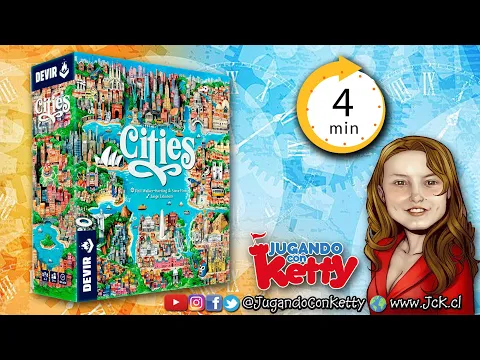 Cities en 4 minutos [Juego de Mesa / JcK / Devir]