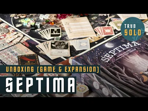 Septima | unboxing of the base game and expansion