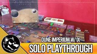 Dune Imperium w/ IX | Solo Playthrough and Review |