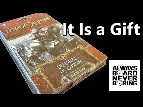 Defenders of Gondor Starter Deck Expansion Unboxing & Review for The Lord of the Rings The Card Game