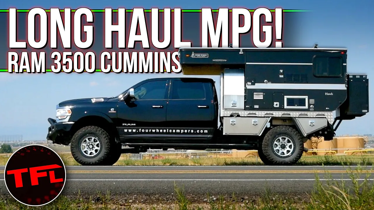 We Didn't Expect This - Here's What adding a Camper To Your Pickup Does to Your Fuel Economy!