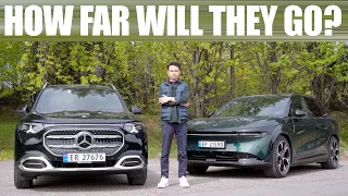 Mercedes GLB 350 4Matic vs Zeekr 7X AWD | RANGE TEST @120KPH (75MPH) | WHICH GOES THE FURTHEST?